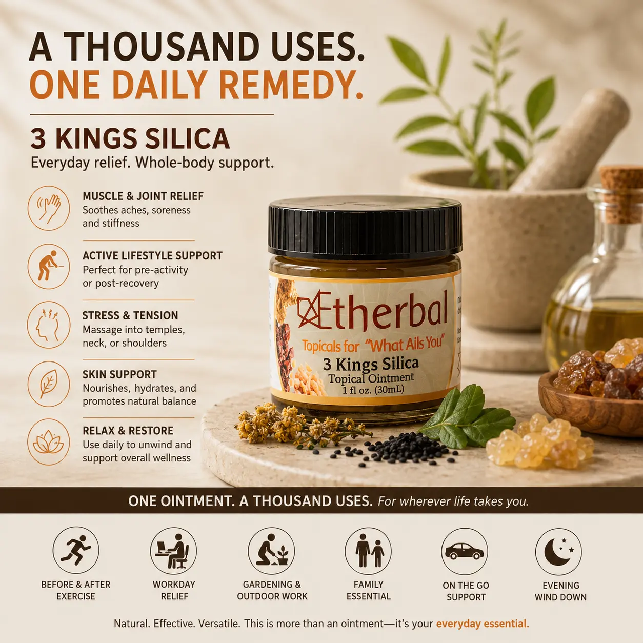 3 Kings Silica - For Everything that Needs a Natural Remedy