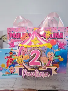 Ultimate Party Set – Personalized 3D Shaker Topper, Cupcake Toppers, Coloring Books & Gift Bags