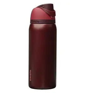 Owala Sway 30oz Azalea 13 Black Cherry Insulated Water Bottle Leak Resistant Flip Straw Travel Hydration Tumbler Perfect Gift for Golf Fans