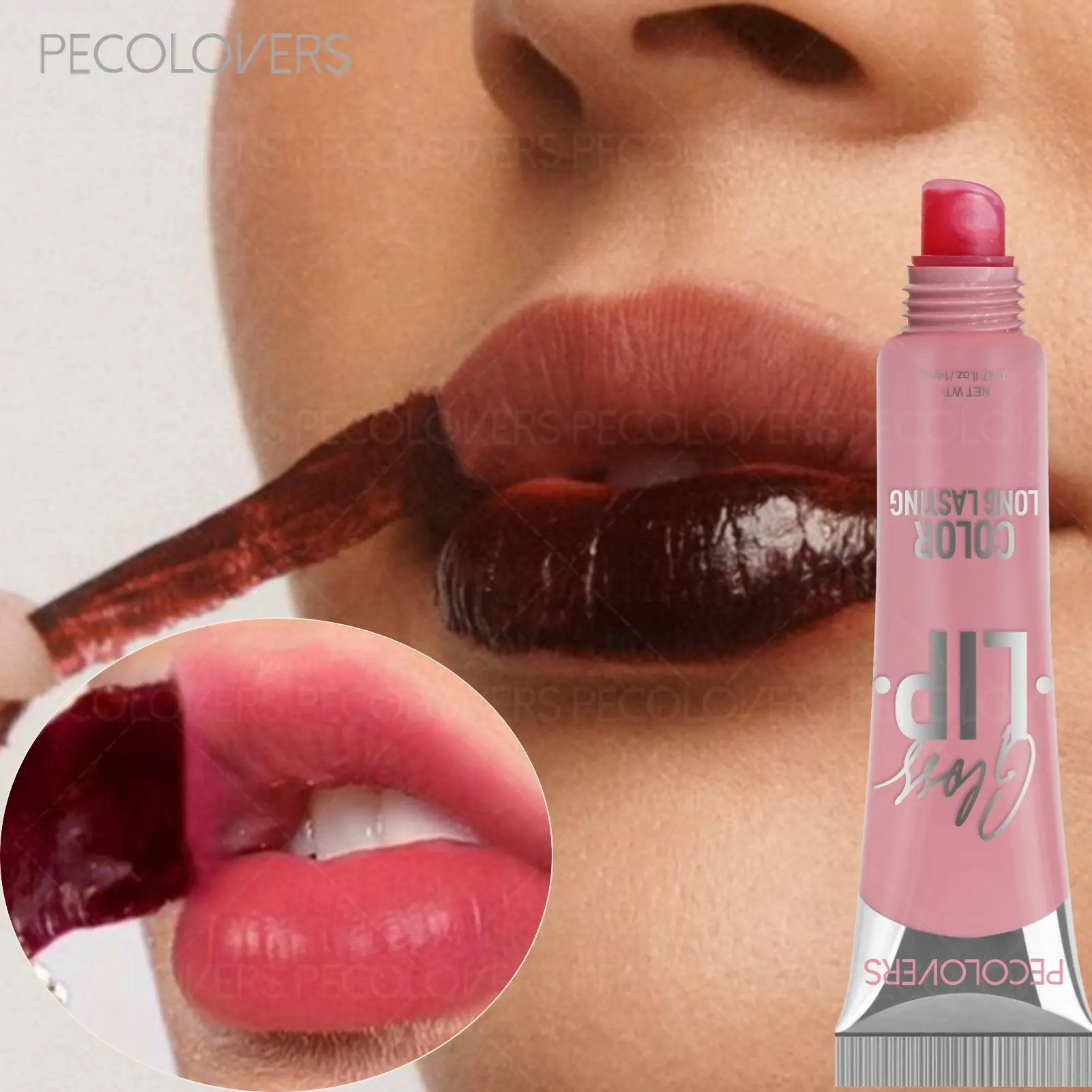 1 Pc Easy Peel Off Lip Tint, Lightweight Lip Color, Comfortable Lip Makeup, Lip Products Makeup For Beginners And Daily Outfits, Rose Red And Light Pink And Red Bean, Lip Beauty Essential, Glossy Lip Stain, Lip Cosmetic