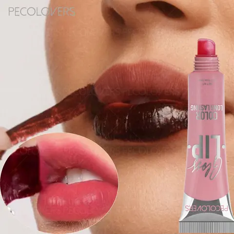 1 Pc Easy Peel Off Lip Tint, Lightweight Lip Color, Comfortable Lip Makeup, Lip Products Makeup For Beginners And Daily Outfits, Rose Red And Light Pink And Red Bean, Lip Beauty Essential, Glossy Lip Stain, Lip Cosmetic
