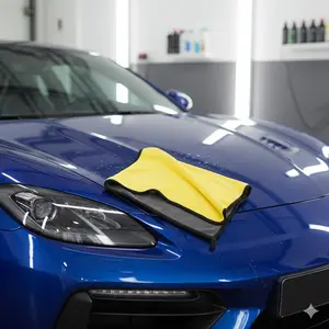 Super Soft Microfiber Car Cleaning Towels, High Absorbency for Streak-Free Drying & Polishing. 3 Sizes, Durable & Reusable. Ideal for Cars, SUVs & Detailing. Professional-Grade Auto Care Accessories. Car Wash Towel