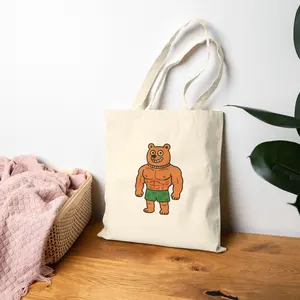 Muscle Bear Tote Bag