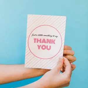 Just a Little Something to Say Thank You | Prank Glitter Card | Glitter Card | Prank Mail | Funny Greeting Card for Thank you