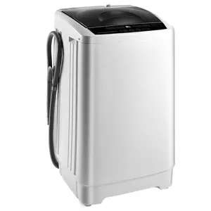 Portable Washing Machine, Portable Washer 1.3 cu.ft with LED, Stainless Steel Drum, 8 Wash Programs & 6 Adjustable Water Levels, Portable Washer Machine for Apartments, RVs, and Dorms
