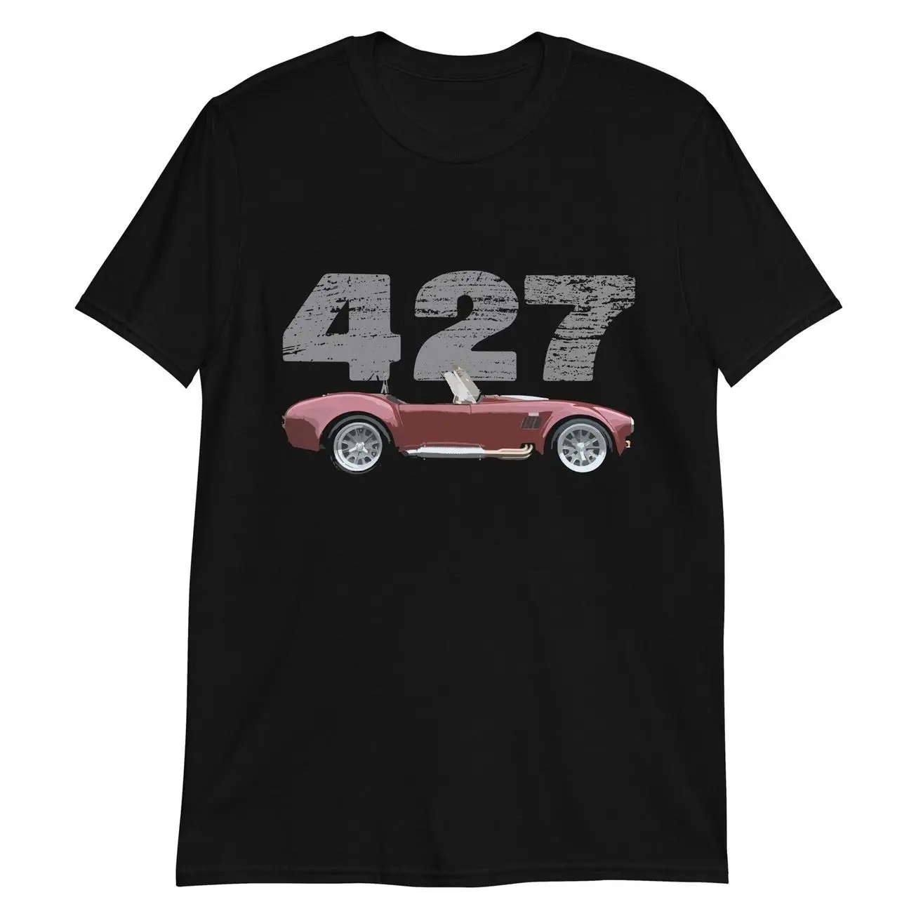 Maroon 1966 Shelby Cobra 427 Super Snake Unisex T-Shirt Sweatshirt Hoodie, Car Enthusiast and Fans Gift