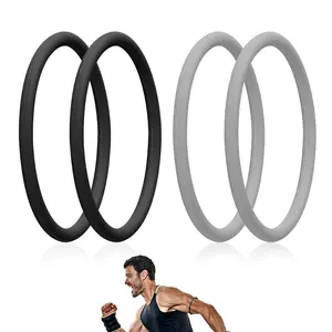 Patellar Tendon Support Straps - Silicone Patella Bands, Elastic Leg Stabilizer Knee Brace Accessories for Basketball, Running, Soccer (Soccer Accessories)