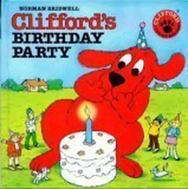 USED Book - Clifford's Birthday Party by Norman Bridwell (Hardcover) - english