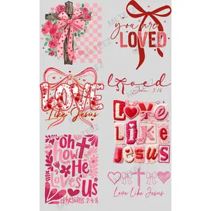 YOU ARE LOVED (1) PREMADE GANGSHEET - 22X36 DTF TRANSFERS - DIRECT TO FILM