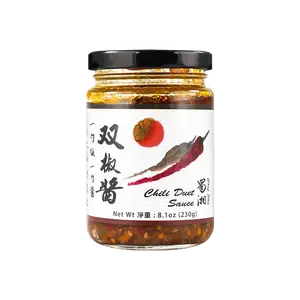 Chef Shu Chili Duet Sauce - Spicy Seasoning, 8.11oz