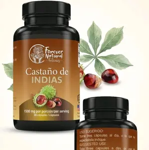 Castaño de INDIAS Horse Chestnut Supplement (90capsules) 1500mg for Blood Circulation, Varicose Veins & Hemorrhoids - Fitness, Healthcare Natural
