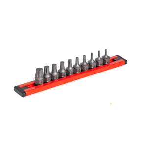 GRIPEDGE 10-PC RPT 1/4'' Drive Low-Profile SAE Hex Dual Action Driver Bit Set Part #DDHAS10S