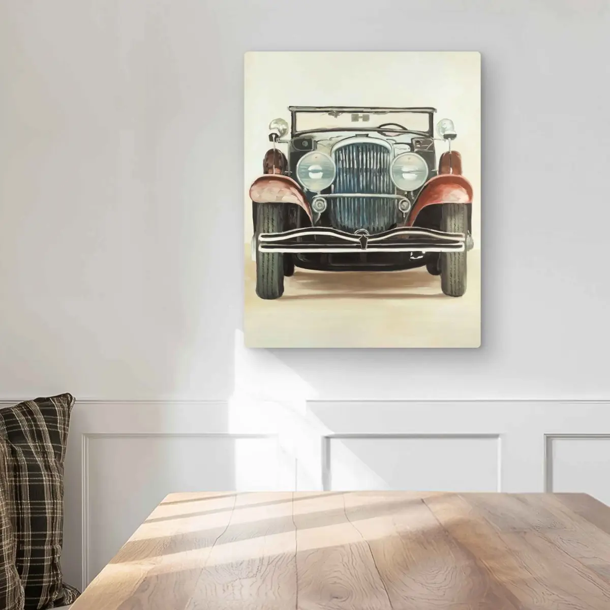 212 MAIN Lightweight Aluminium Classic Vehicles Artwork - 16x20 in 1920s Vintage Cars Artistic Prints, Man Cave Office Decor, Garage Home Statement Accent Gift Decoration