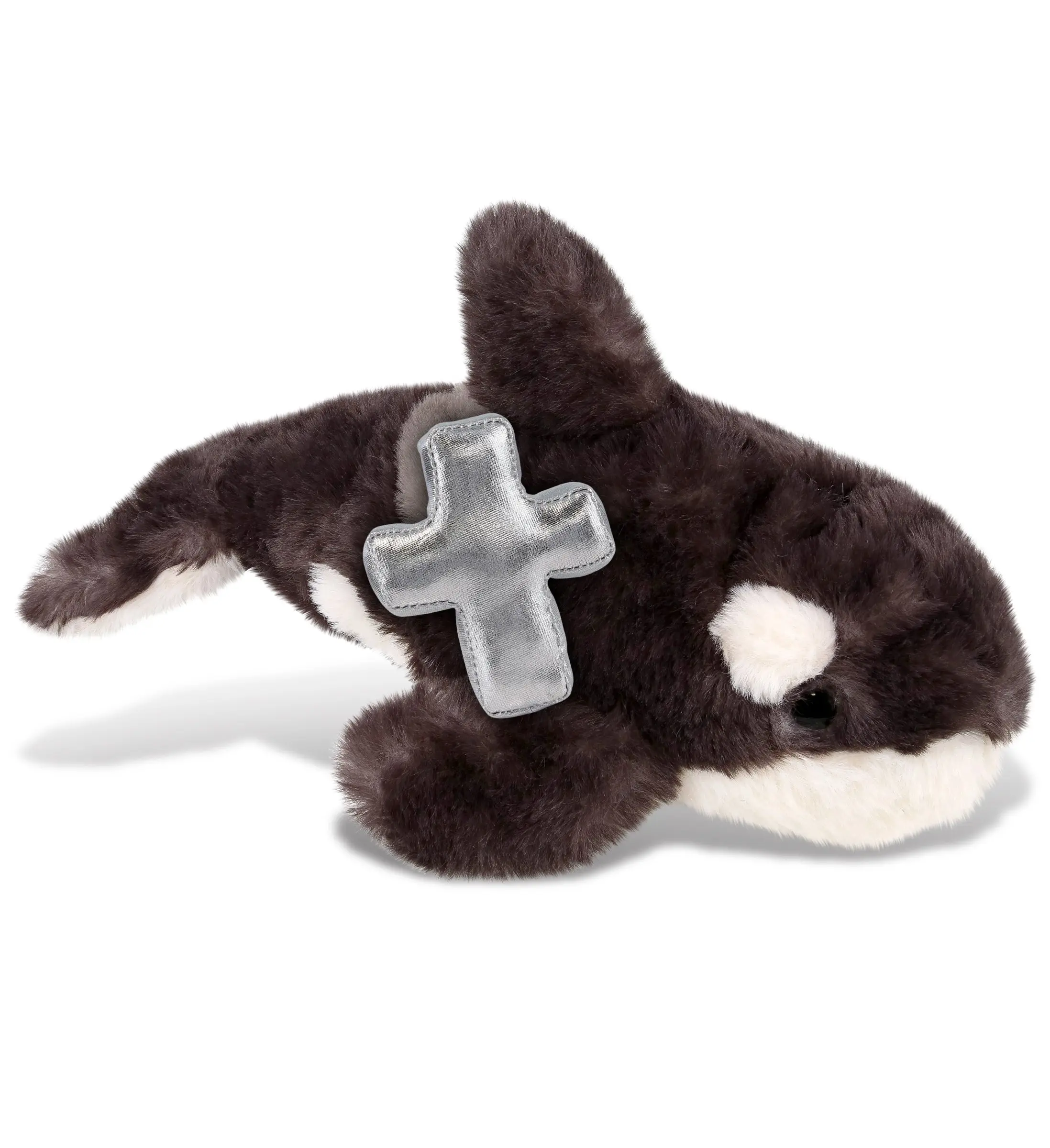 PLUSH CROSS - SUPER SOFT PLUSH - WILD KILLER WHALE SMALL
