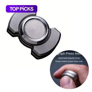 3 in 1 Deformation Fidget Spinner Coin for Men Women, Stress Relief High-Speed Rotation Adult Spinning Toy, Flexi Fidget Portable Leisure & Outdoor Recreation Equipment #GLOBAL PICKS