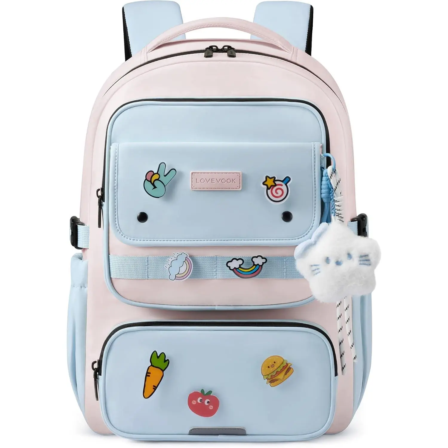 Light Blue - Pink