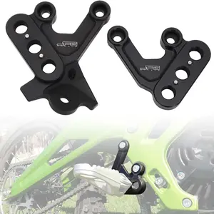 Dirt Bike Footbracket, CNC Billet T6-6061 Aluminum Foot Rest Bracket, Motorcycle Accessories for Light Bee Sur-Ron X S