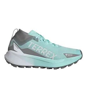 adidas Womens Terrex Agravic Gore-Tex Trail Running Sneakers Shoes - Blue