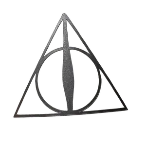 Harry Potter Decal - Deathly Hallows Symbol Sticker for Fans