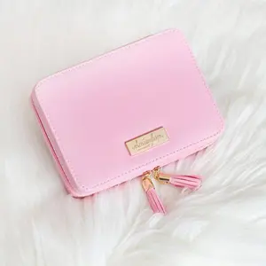 Monogrammed Travel Jewelry Case