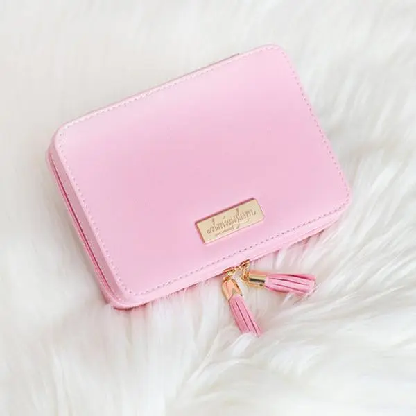 Monogrammed Travel Jewelry Case