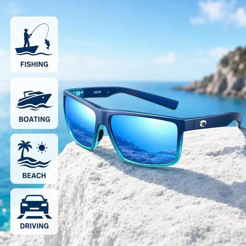 Full Box Costa Diego Sunglasses Polarized UV400 Outdoor Adventure Eyewear