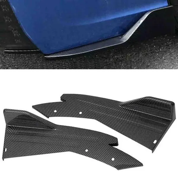 Carbon Fiber Rear Bumper Lip, Diffuser, Splitter & Side Skirts Automotive Accessories - Elegant ABS Plastic Exterior Parts for Infiniti Q50, Q60, Durability