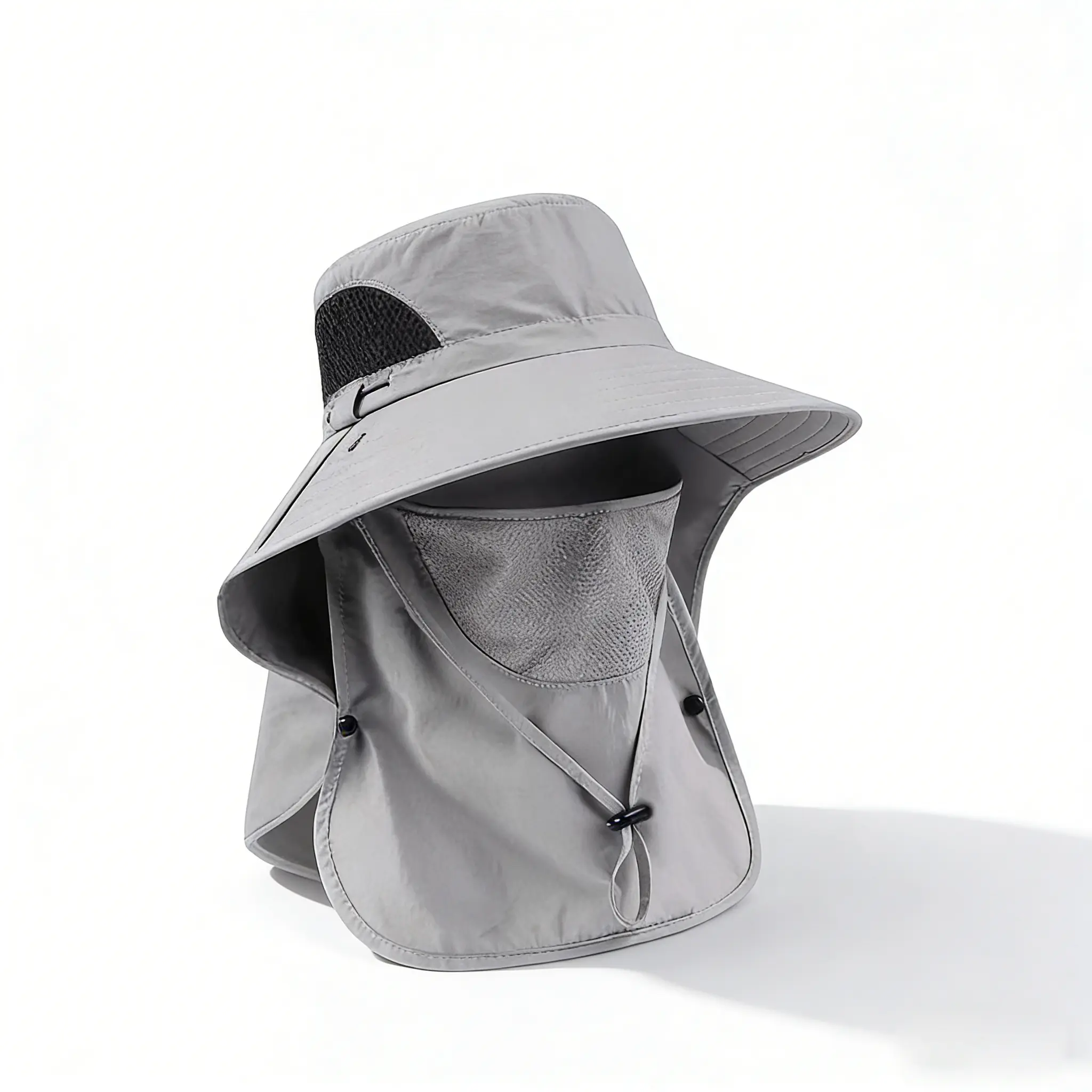 Summer Fisherman's Hat Detachable Outdoor Fishing Face Covering Neck Protection Sun Hat,4-in-1 Detachable UV Protection Sun Hat – 360° Face & Neck Shield