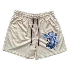 Strength Through Christ Mesh Shorts - Cream