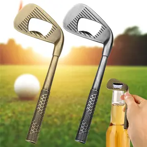 Creative Golf Putter Shape Beer Bottle Opener, Water Bottle Opener, Stainless Steel Metal Barware Tool Utensils, Home Bar Accessories for Home Bar Kitchen Party Club,Cool Unique Christmas Gift for Men Dad Golf Lovers