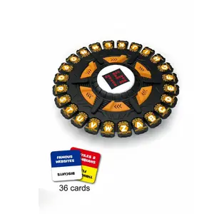 Letter Board Game Fast-Paced Word Game with Timer and 36 Cards Educational Family Party Toy Suitable for Kids and Adults