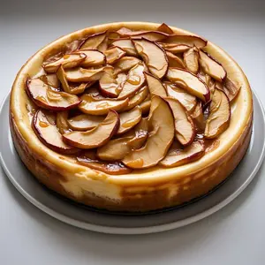 Andy Anand Gluten-Free Apple Cheesecake, 9-Inch, 2 lb – Freshly Baked, California Cream Cheese, No Preservatives, Birthday & Holiday Gift