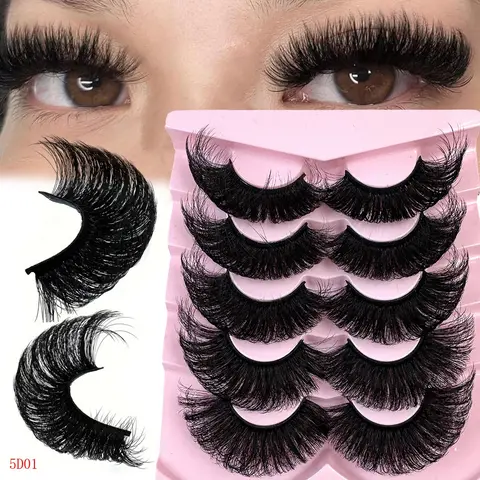 Russian Volume Lash Extensions, Cat Eye Style, Artificial Mink Eyelashes, Strip Lashes, Natural Look DD Curl, Reusable Mixed Length 10-20mm, Diy False Eyelashes, Cosmetic Eyelash Extension, Voluminous False Eyelashes