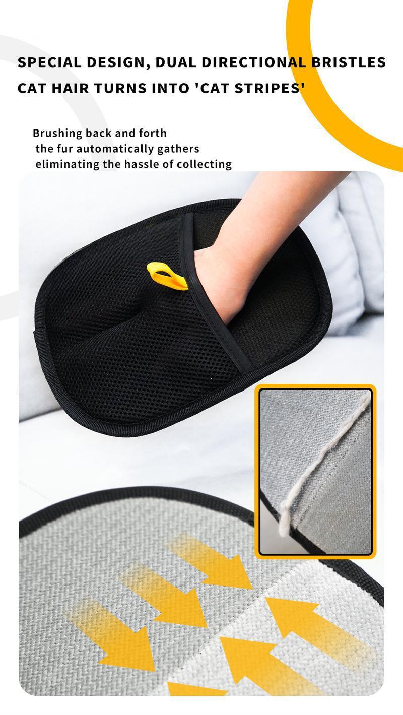 Pet Hair Remover, Electrostatic Pet Hair Removal Gloves, Reusable Cat&Dog Hair Remover for Couch, Furniture, Carpet, Car Seat.