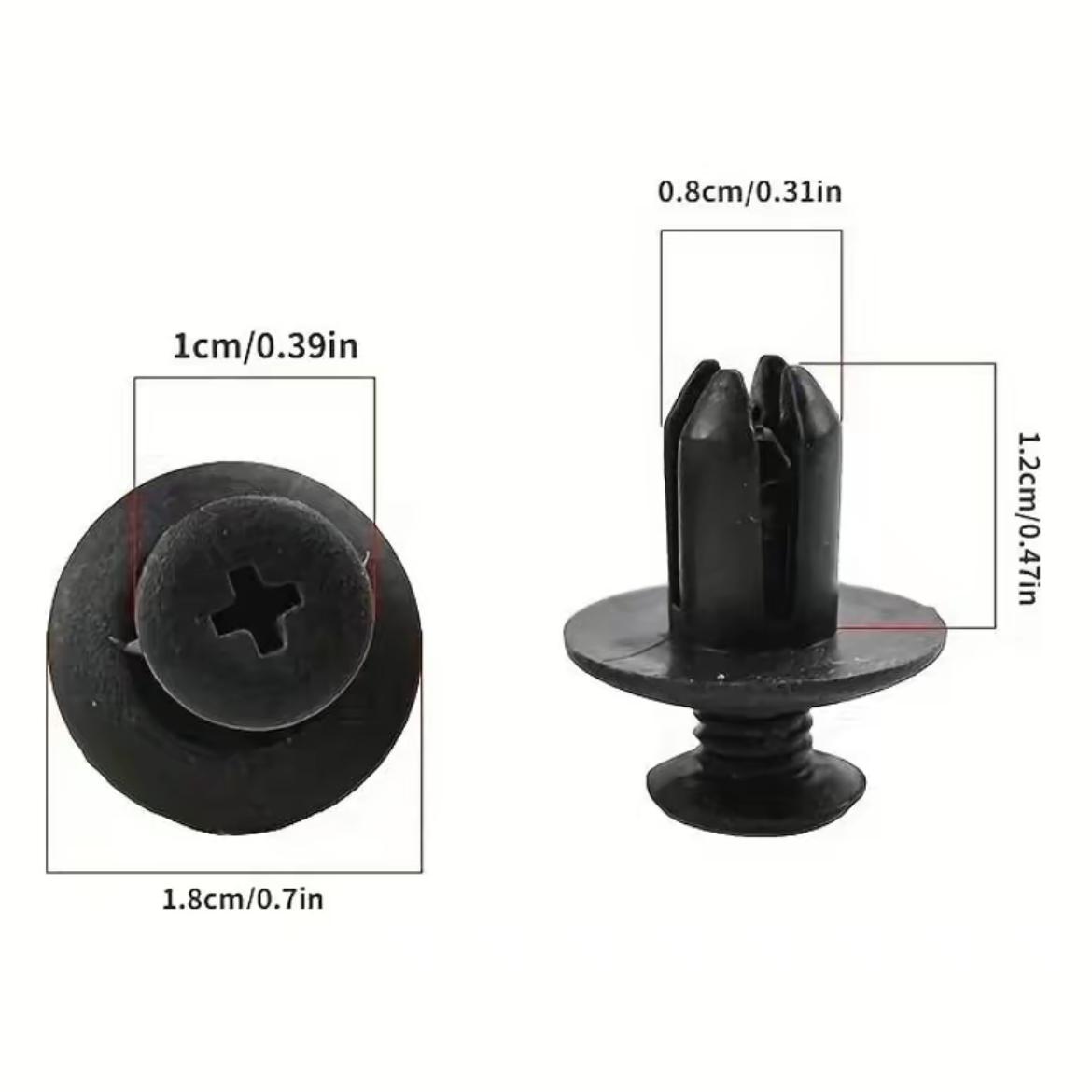 Universal Car Fastener Kit, Durable Plastic 6 StyleDesigns Buckles for Secure & Easy Installation,Automotive Exterior Accessories for WideApplication, Vehicle Replacement, Car Interior KitCar Essentials,Car Visor Clip, Car Accessory, BodyScrew