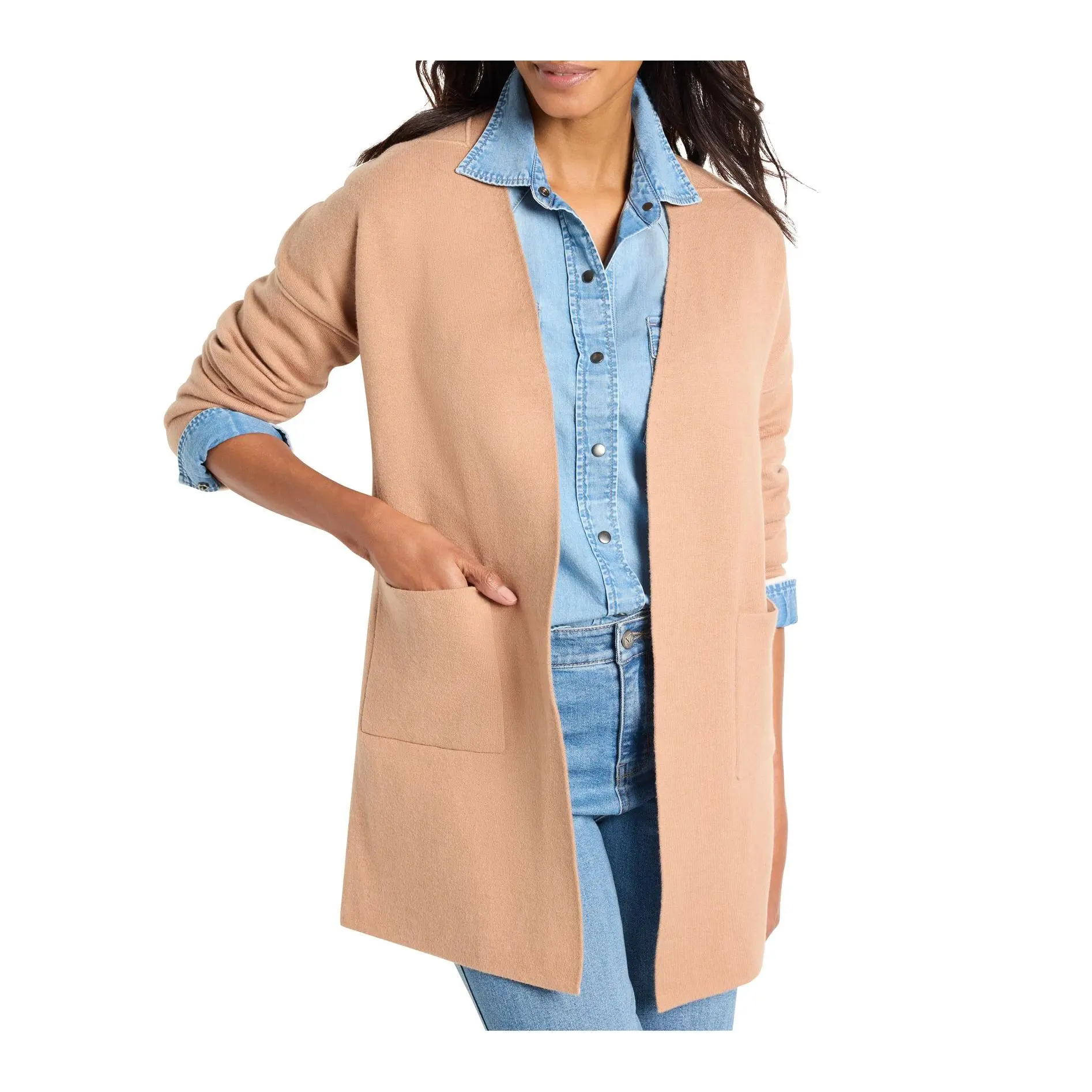 NIC+ZOE Sunset Breeze Reversible Knit Jacket