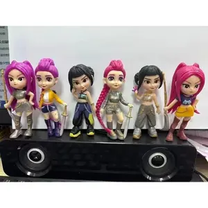 1/3/6PCS 2026 New Hot Girl Figure Model Toy PVC Cartoon Gaming Peripherals Desk Decoration Collection Figures Model Toy for Kid
