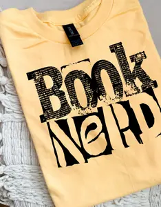 Book Nerd Graphic Top