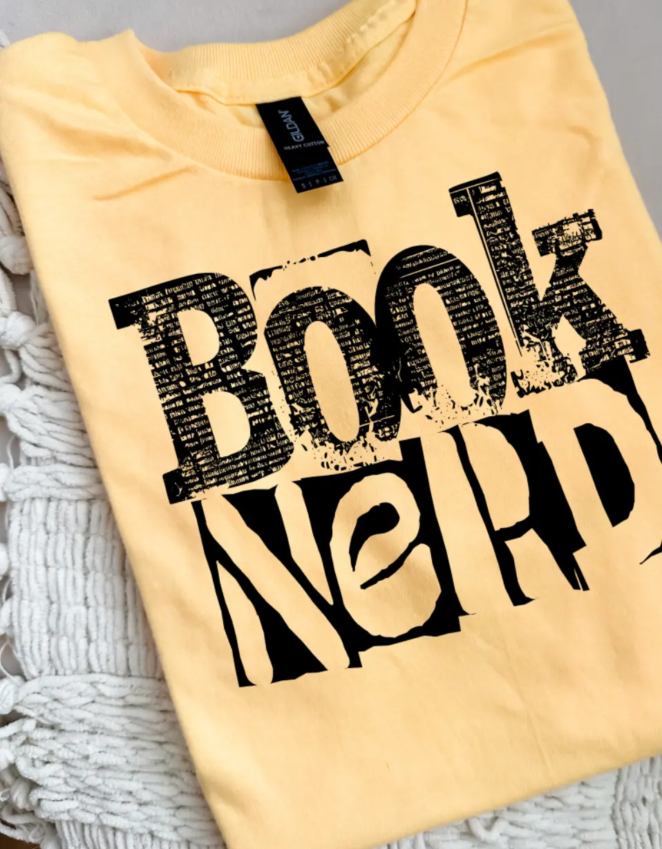 Book Nerd Graphic Top