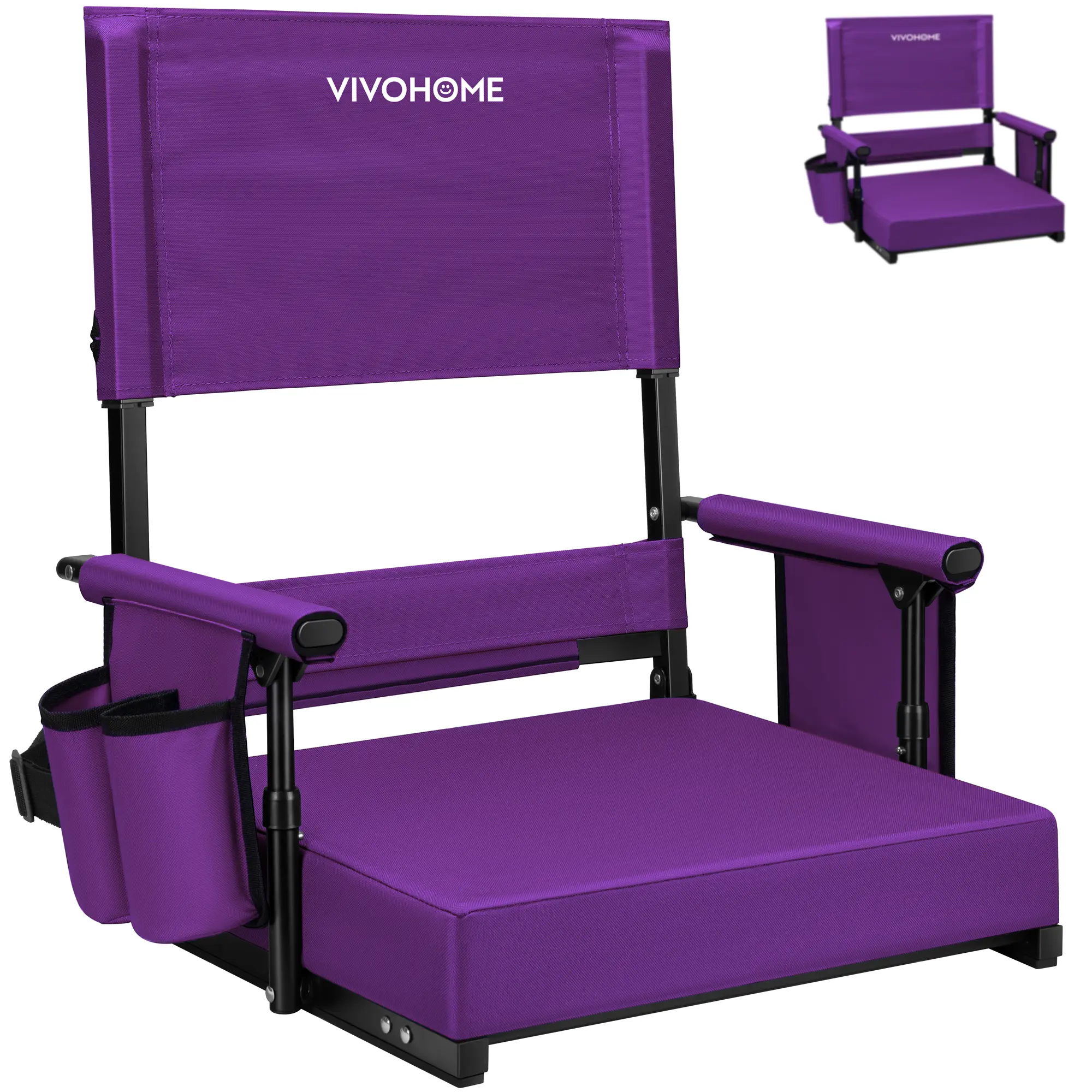 Adjustable Back - Purple - 1 Pack