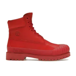 Timberland Men's 6" Boot Premium Bee Line Rubber Toe WP Red Nubuck, from StockX