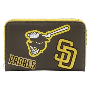 MLB San Diego Padres Patches Zip Around Wallet