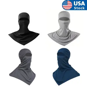 4PCS Balaclava UV Protection Face Mask Cycling Sun Hood Tactical Masks for Men Women