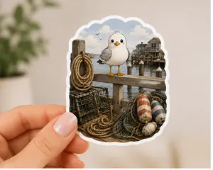 Seagull on the Dock