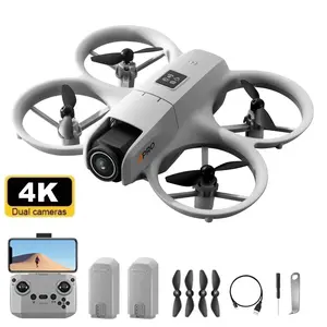 Mini Drone with 4K Dual Cameras Obstacle Avoidance 180° Adjustable Camera for Aerial Photography & Videography