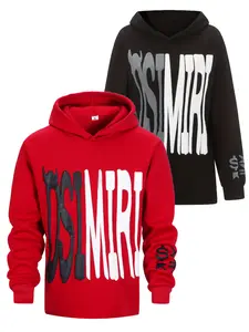 Harajuku Star OSIMIRI Letter Print Pullover Sweatshirt - Hoodie for Men and Women - Streetwear Jacket，The best choice for autumn and winter gifts Tops Black Long Sleeve Casual Menswear zip hoodie