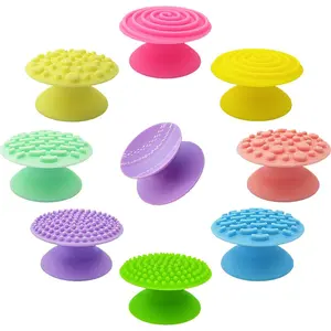 Sensory Stones Fidget Toys for Pressure Relief, Stress Relief Fidgeting, Silicone Suction Cup Mood Soothing Toys for Adult Kids, Ergonomic Textured Finger Massager, Stress Relief Gadgets