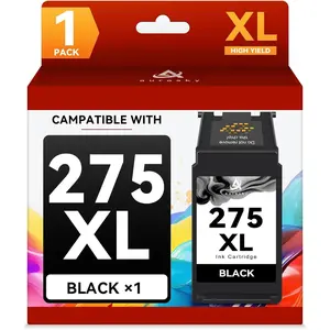 275XL PG-275XL Compatible Ink  Replacement for  275 275XL PG-275 PG275 XL Black Ink for PIXMA TS3522 TR4720 TS3500 TS3520 TR4700 TR4722 TS3722 Printer Ink Cartridges, 1 Black
