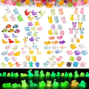 110 count luminous Mini   Many Styles Variety   Figures Miniature Little Small  Figurines Bulk for  Fairy Garden Landscape Accessories  Crafts Decor Aquarium
