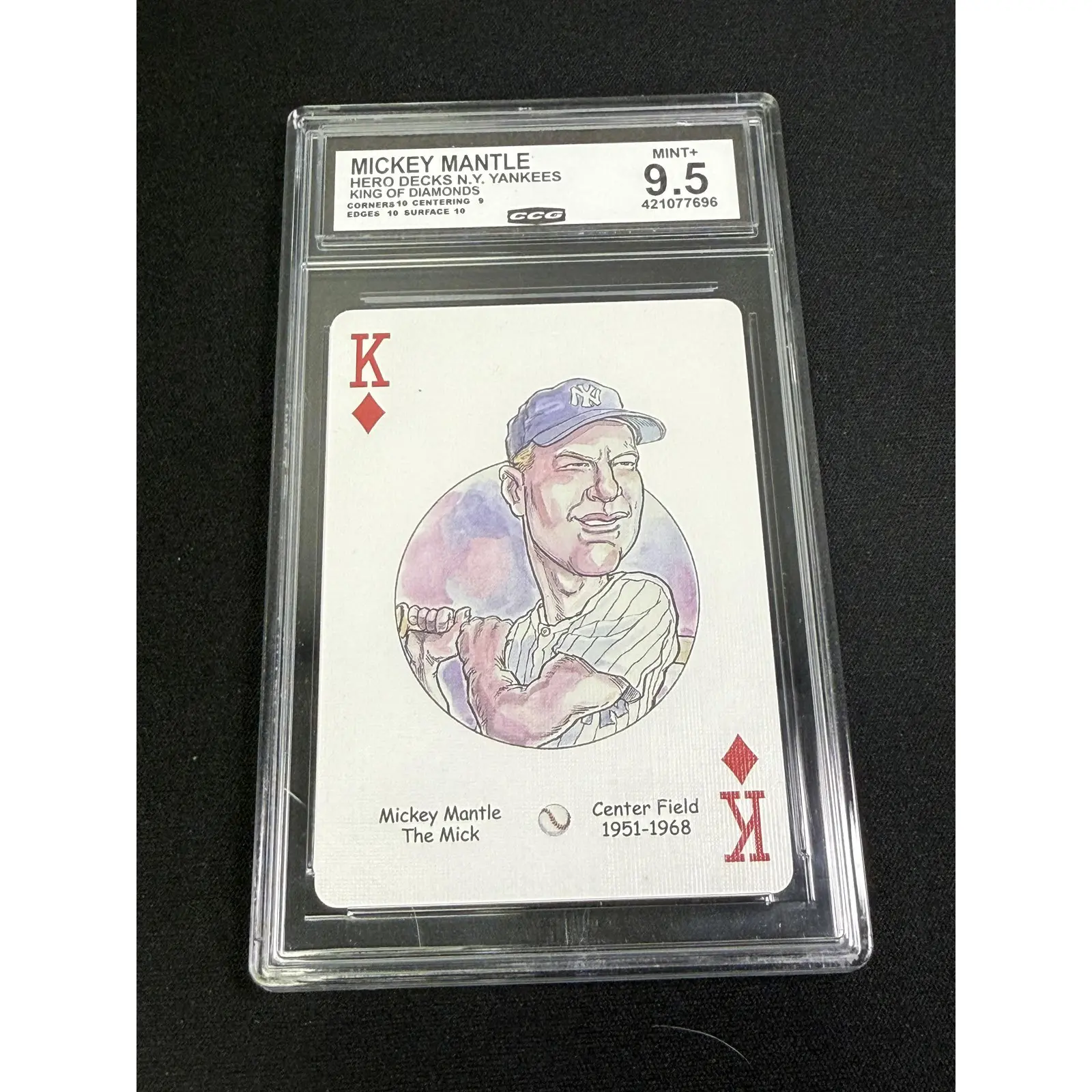 Mickey Mantle 2005 Hero Decks Yankees CCG 9.5 New York Yankees